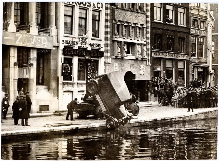 Rokin Amsterdam Jaartal 1920 Tot 1930 Foto S SERC