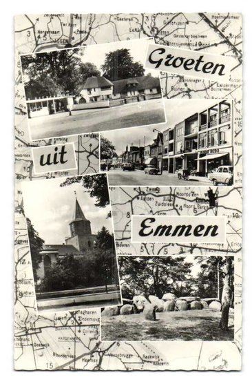 Ansichtkaarten Emmen Emmen Jaartal 1950 Tot 1960 Foto S SERC