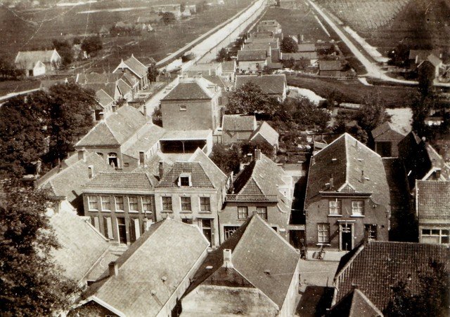 Dorpsstraat Nieuwerkerk Aan Den IJssel Jaartal 1910 Tot 1920 Foto