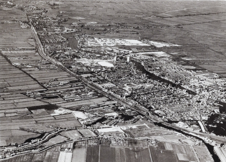 Luchtfoto S Zaandam Jaartal 1945 Tot 1950 Foto S SERC